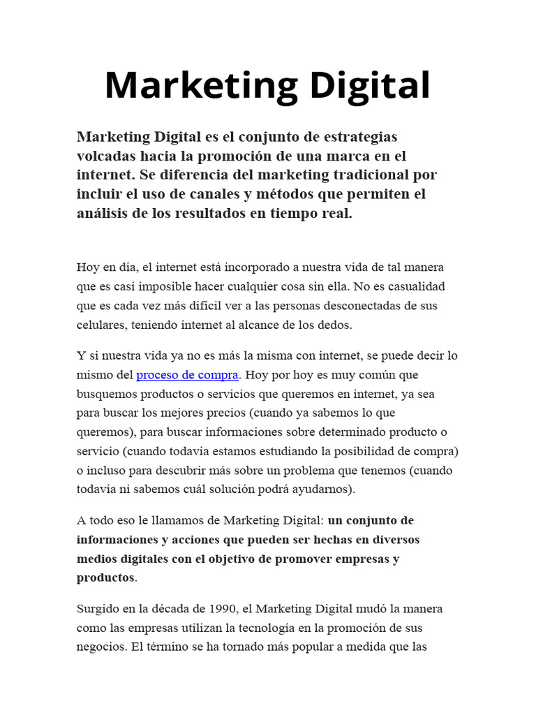 Estrategias Clave de Marketing Digital | PDF | Publicidad digital ...