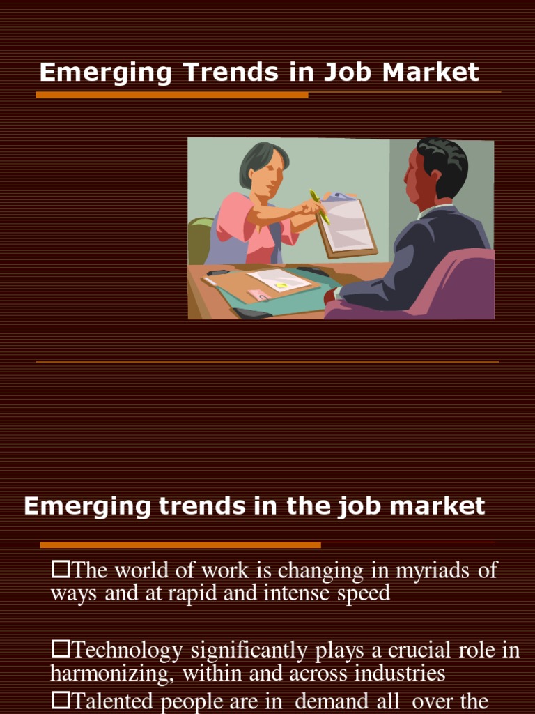 Emerging Trends In Job Market Pdf Recruitment Employment