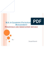 Financial and Association Details