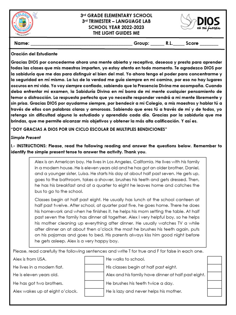 3ero Inglés Pdf United Kingdom Rotation