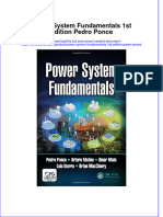Textbook Power System Fundamentals 1St Edition Pedro Ponce Ebook All Chapter PDF