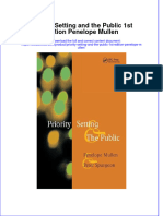 Textbook Priority Setting and The Public 1St Edition Penelope Mullen Ebook All Chapter PDF