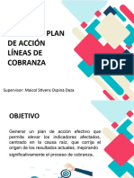 Análisis y Plan de Acción Lineas de Cobranza