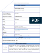 1 Pif Erasmus Partner Identification Form Ies Meléndez Valdés
