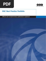 OGC Best Practice Portfolio: Official and Complementary Publications Explained