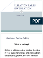 Initialisation Sales Conversation: Presented by