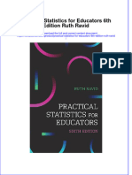 Download pdf Practical Statistics For Educators 6Th Edition Ruth Ravid ebook full chapter 