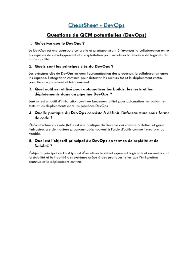 Guide pratique DevOps et Ansible | PDF | Développement de logiciel ...