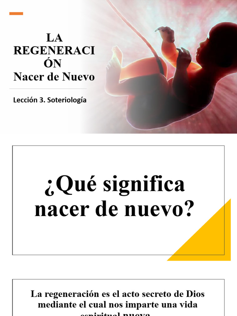 3 Lección 3 La Regeneración Nacer De Nuevo Pdf Juan El Apóstol