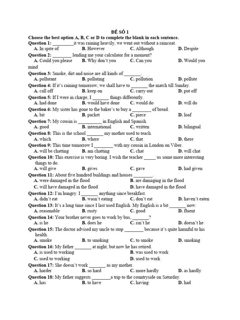 Mock Exam Pdf Santa Claus