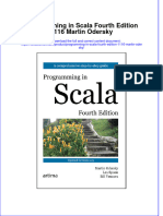 Download pdf Programming In Scala Fourth Edition 1116 Martin Odersky ebook full chapter 