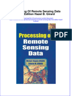 Textbook Processing of Remote Sensing Data First Edition Hazel B Girard Ebook All Chapter PDF