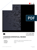 CANADIAN STATISTICAL REVIEW - Statistics Canada - Free Download, Borrow, and STR