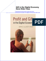 Textbook Profit and Gift in The Digital Economy Dave Elder Vass Ebook All Chapter PDF