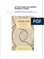 Textbook Public Law Text Cases and Material Andrew Le Sueur Ebook All Chapter PDF