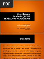 Manual Elaboração de Trabalhos Acadêmicos
