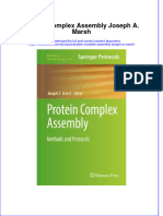 Textbook Protein Complex Assembly Joseph A Marsh Ebook All Chapter PDF