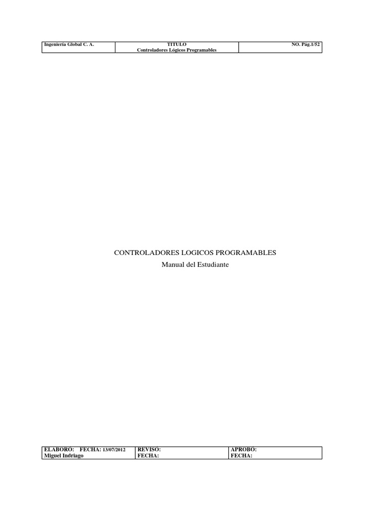Manual Micrologix 1200 PDF Controlador lógico programable Informática