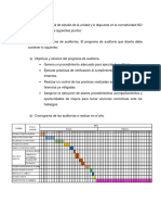 Programa y Plan de Auditoria