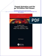 Textbook Puppetry Puppet Animation and The Digital Age 1St Edition Rolf Giesen Ebook All Chapter PDF