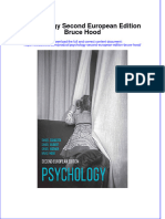 Textbook Psychology Second European Edition Bruce Hood Ebook All Chapter PDF