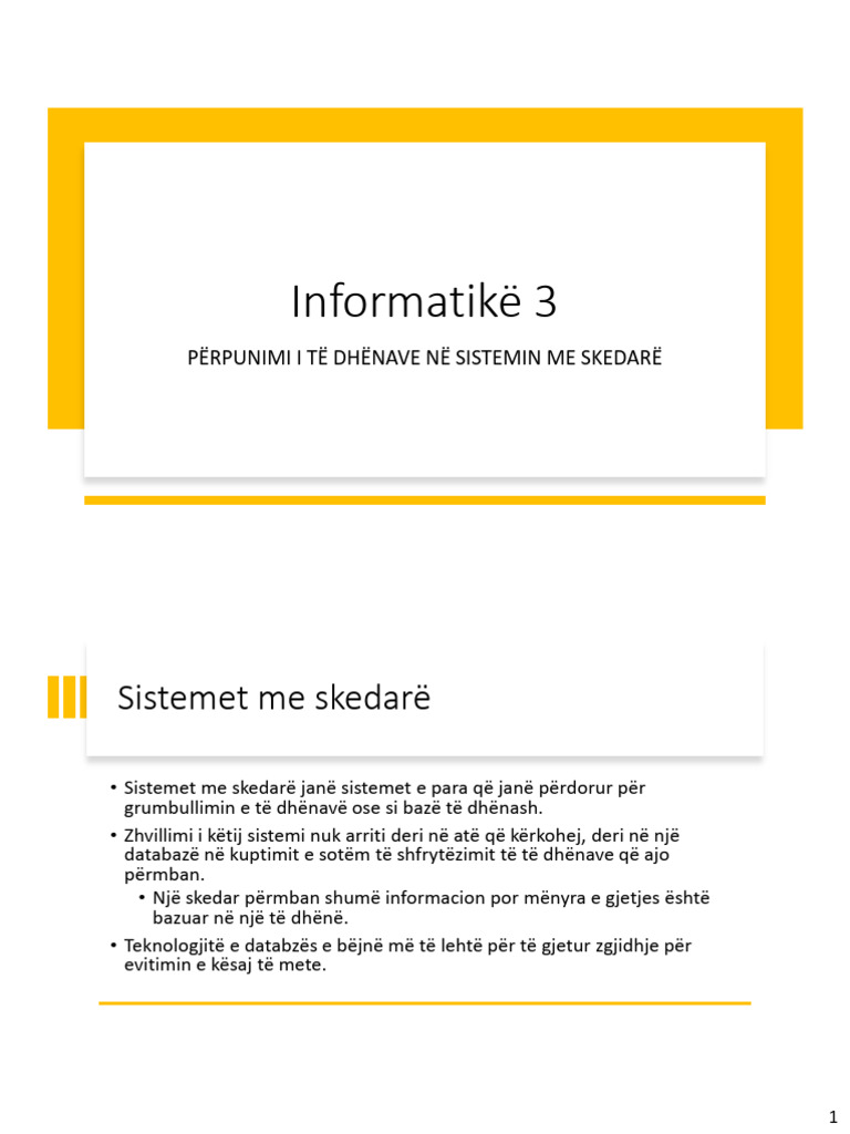 Databaze 4 | PDF