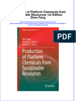 Textbook Production of Platform Chemicals From Sustainable Resources 1St Edition Zhen Fang Ebook All Chapter PDF