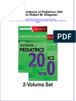 Download pdf Nelson Textbook Of Pediatrics 20Th Edition Robert M Kliegman ebook full chapter 