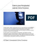 Foto Flash Externo para Principiantes