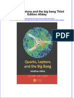 Textbook Quarks Leptons and The Big Bang Third Edition Allday Ebook All Chapter PDF
