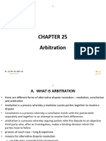 Chapter 25 - Arbitration