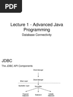 Lecture 1 Advanced Java Programming