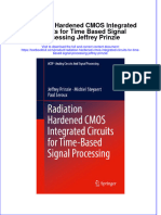 Textbook Radiation Hardened Cmos Integrated Circuits For Time Based Signal Processing Jeffrey Prinzie Ebook All Chapter PDF