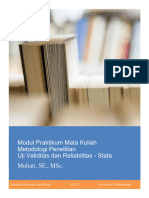 Modul Ajar Metodologi Penelitian - Validreli