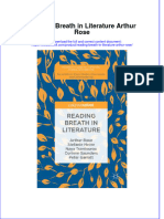 Textbook Reading Breath in Literature Arthur Rose Ebook All Chapter PDF