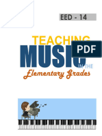 Eed 14 Teaching Music in The Elementary Grades