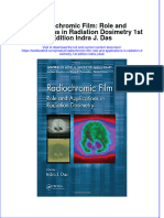 Textbook Radiochromic Film Role and Applications in Radiation Dosimetry 1St Edition Indra J Das Ebook All Chapter PDF
