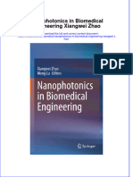 Full Chapter Nanophotonics in Biomedical Engineering Xiangwei Zhao PDF