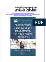 Download textbook Organizational Assessment And Improvement In The Public Sector Workbook Kathleen M Immordino ebook all chapter pdf 
