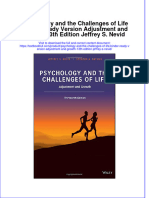 Download textbook Psychology And The Challenges Of Life Binder Ready Version Adjustment And Growth 13Th Edition Jeffrey S Nevid ebook all chapter pdf 