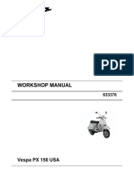 Piaggio Vespa PX150 Service manual