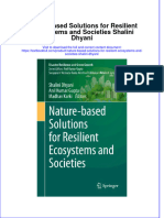 Full Chapter Nature Based Solutions For Resilient Ecosystems and Societies Shalini Dhyani PDF
