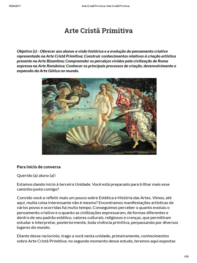 IVONEIDE AMORIM ARTES 04 ARTE CRISTÃ PRIMITIVA E MEDIEVAL 29/05/2020, image size:768x1024