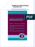 Textbook Oxford Handbook of Neonatology Grenville Fox Ebook All Chapter PDF
