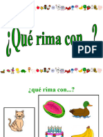 Pictogramas para Armar Rimas