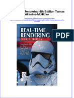 Textbook Real Time Rendering 4Th Edition Tomas Akenine MöLler Ebook All Chapter PDF