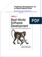 PDF Real World Software Development 1St Edition Raoul Gabriel Urma Ebook Full Chapter