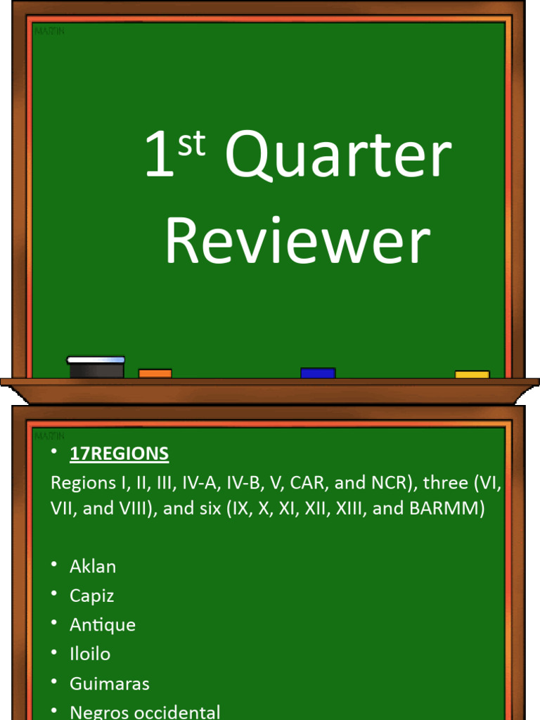 1st Quarter Reviwer Final | PDF