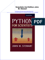 Download textbook Python For Scientists 2Nd Edition John M Stewart ebook all chapter pdf 