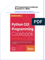 Textbook Python Gui Programming Cookbook Burkhard A Meier Ebook All Chapter PDF